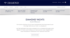 Desktop Screenshot of diamond-yachts.de